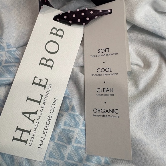 Hale Bob Blue Mid-Length Robe - Size Medium and Large Available NWT - Picture 12 of 15